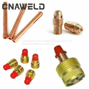 CNAWELD TIG Stubby Gas Lens Body 45V0204S 45V116S 45V64S 995795S for MIG Welding Torches thumbnail-2