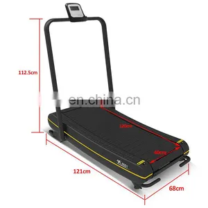 Foldable Running Machine Mini Treadmill Adjustable 40kg Weight New Design Mechanical Treadmill Curved Treadmill & Air Runner thumbnail-4