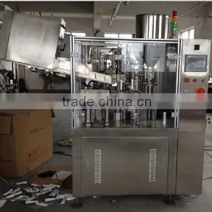 HTGF-80 Toothpaste Tube Filling and Sealing Machine Juice Bag Filling Sealing Machine Plastic Bottle Filling and Sealing Machine thumbnail-2