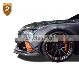 Carbon Fiber Body Kit Facelift Front Diffuser For Au di RS6 RS7 thumbnail-5