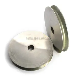V Groove Grinding Wheels or Glass Edging Beveling Machine Pencil Edge Abrasive Wheel Arc Shape Medium Grit thumbnail-3