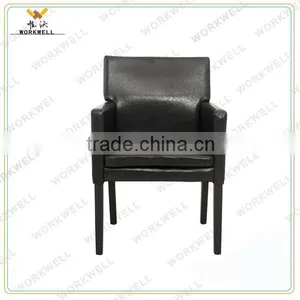 WorkWell PU High Quality Dining Roomsofa Chairs With Rubber Wood Legs Kw-D4091 thumbnail-1