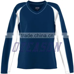 Long Sleeve Sublimated Volleyball Jersey For Team/Design Your Own Volleyball Jersey For Team thumbnail-2