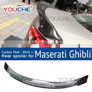 ASPEC Style Carbon Fiber Rear Trunk Boot Spoiler for Maserati Ghibli 2014-2018 thumbnail-2