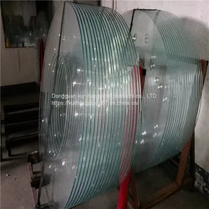 Furniture Glass Processing 8-12 mm Toughened Glass Mesa Fine Grinding thumbnail-5