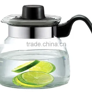 Best Drink Ware Borosiliacte Glass Kettle Hot Sale Clear Glass Pot Pyrex Glass Water Pot thumbnail-1