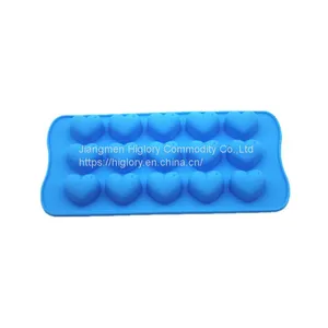 3D DIY Kitchen Accessories Fondant Candy Cake Chocolate Silicone Baking Mold 10 Cavity Love Heart Shaped Breakable Silicone Mold thumbnail-3