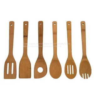 Bamboo Utensil Set Bamboo Kitchen Tongs Wholesale From China thumbnail-2