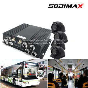 12V DC Voltage 4 AHD Shock Proof Camera Mobile DVR Remote Video Recording MDVR thumbnail-3