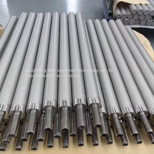 Sintered Porous Stainless Steel Bubbble Diffuser Gas Sparger thumbnail-2