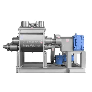 5L-8000L Oil/Steam/Electric Heating Putty Plasticine Clay Dough Psa Hot Melt Adhesive Screw Extruder Hydraulic Tilting Double Z Arm Sigma Blades Kneader Mixer thumbnail-4