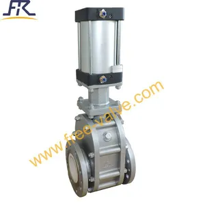 Pneumatic Actuator Ceramic Twin Disc Gate Valve thumbnail-1