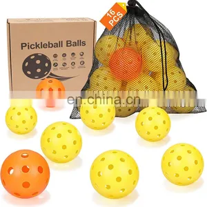 Stable Resistance Play 74mm40 Holes 26g Pickleball GPickleball Plastic Hole Ball thumbnail-1