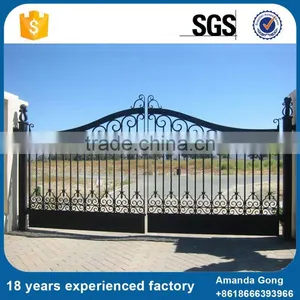 China New Product Front Modern Cheap Iron Gate Designs For Homes thumbnail-3