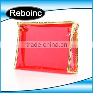Large Transparent Plastic Zipper Bag With Small Card Holder for Promotion thumbnail-1