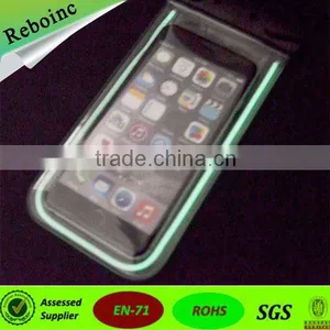 China Wholesale Stylish Shining Waterproof Phone Bag Sparkling Stars Quicksand thumbnail-5