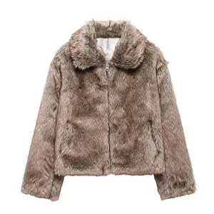 A Versatile, Retro and Fashionable Old-fashioned Style Long-sleeved Warm Sweater-style Short Coat With a Cozy Fleece Lining. thumbnail-1
