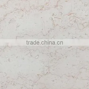 Factory Supply Natural Indoor Polished Shell Beige Marble Tile thumbnail-5