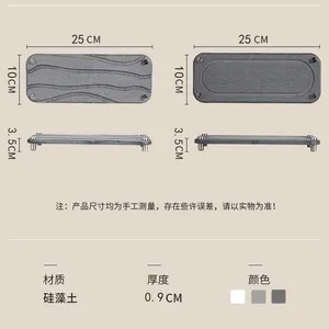 Fast Drying Stone Sink Mat Diatomite Caddy for Bathroom Sink thumbnail-4