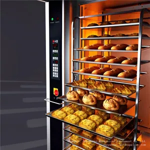 32 Trays Electric Baking Industrial Machine Baking Rotary Rack Oven thumbnail-4