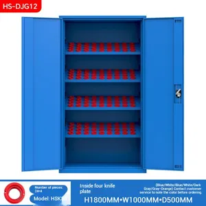 CNC Tooling Cabinet CT-C328 for High Load Capacity Featuring Full-Width Aluminum Alloy Handles and Self-Locking Drawers for CNC Machining Center thumbnail-2