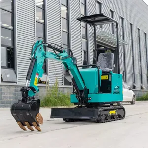 0.8 Ton Mini Digger With Blade and Bucket for Agricultural and Construction Use thumbnail-3