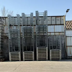 Industrial Stackable Iron Pallet Rack for Warehouse Nesting Solutions thumbnail-2