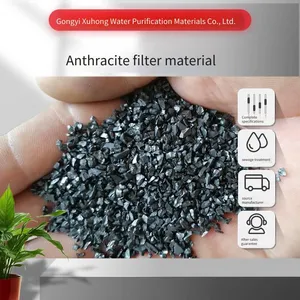 Anthracite Coal, Xuhong Water Purification, High Content Without Powdering, Filtering Impurities in Sewage Treatment, Resistant to High Temperature and Burnable thumbnail-3