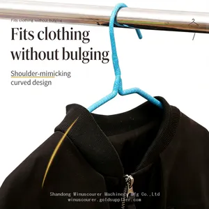 Ultra-thin Non-slip Metal Hangers Space Saving Anti-slip Metal Hangers thumbnail-4