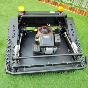 Fruit Tree Rows Vegetation Maintenance Vigorun VTLM800 Remote Manipulation Tracked Lawnmower for Sale thumbnail-2