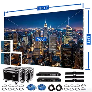 Outdoor Rental Mobile LED Full Video Panel Display Screen Backlit Building Display Screen Concert AC Power Supply thumbnail-1