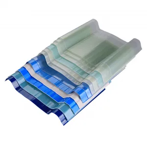 Factory Price Fiberglass Reinforced Plastic Transparent Roof Sheet Frp Daylighting Tile thumbnail-1
