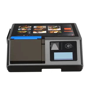 Desktop Credit Card POS Terminal, EMV PCI Certified MSR IC NFC Reader 80mm Receipt Printer for Large Retail & Convenience Mall thumbnail-1