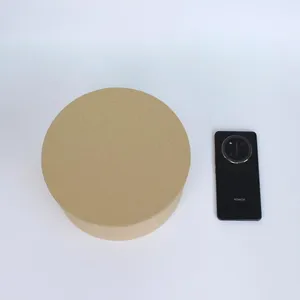Round Shape Rigid Paper Gift Box With Lid thumbnail-5