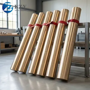 C10100 C11000 C12000 Customized Size 99.99% Pure Round Copper Bars Best Quality thumbnail-2