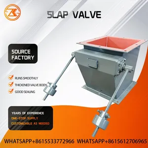 OEM Double Layer Counterweight Flap Valve Carbon Steel Air Lock For Cyclone Dust Collector Baghouse Ash Discharge CE Certified thumbnail-1