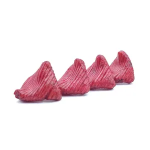 Baked Non-Fried Chili Garlic Shoyu Rice Crackers, Ribbed Triangular Japanese Rice Puff Snacks, OEM Private Label Bulk Supply thumbnail-3