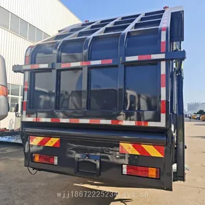 Shaanxi Automobile Delong M3000s 26-cubic-meter Compressed Garbage Truck With Four Axles in the Front and Eight Axles in the Rear, Large Dump Extrusion Truck thumbnail-5
