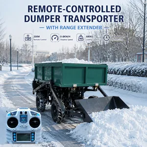 Vigorun SLDP680 Four Wheeler Dumper 680kg Heavy Load Remote Control Electric Transport Vehicle thumbnail-1