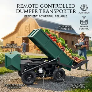 Smart Remote Operated Utility Transporter Multi Purpose Agricultural Dumper thumbnail-1