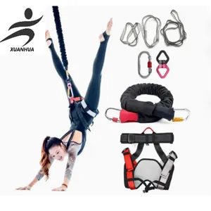 Bungee Fitness Set Yoga Bungee Cord Rope Resistance Air Dance Rope Exercise Fitness Home Gym Professional Training Equipment thumbnail-1