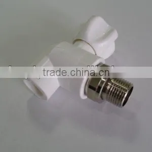 High Quality Ppr Pipe Fittings D20-32mm Angle Thermostat Valve thumbnail-1