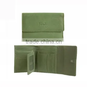 Hot Selling Genuine Leather 3 Folds Trifold Ladies Wallet thumbnail-1