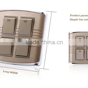 Hot Sale 4 Gang Switch Wall Switvh New Design Made in China thumbnail-3