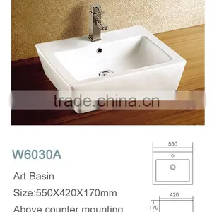 China Guangdong First Rank Ceramic Bathroom Wash Basin thumbnail-2