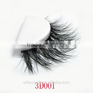 Wholesale Price Luxury 3D Mink Fur Lashes False Strip Eyelash Extension ,custom Package thumbnail-2