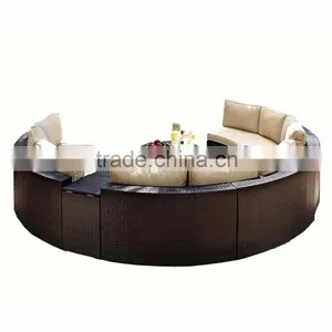 Outdoor Rattan Garden Terrace Furniture Leisure Round Wholesale Rattan Wicker Furniture Quality Choice thumbnail-4