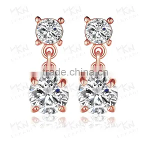 Fine Jewelry Hanging Women's Wedding Shining Earrings thumbnail-3