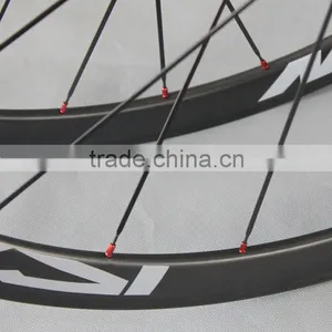 Stiff 700C 38mm Clincher Road Rims Carbon Road Bike Racing Wheels With Carbon Hub Sapim CX Ray Spokes Quality Choice thumbnail-5