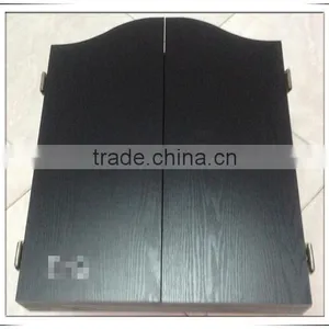 MDF Black Darts Cabinet Dart Board / Dart Boxes for Dartboard thumbnail-1